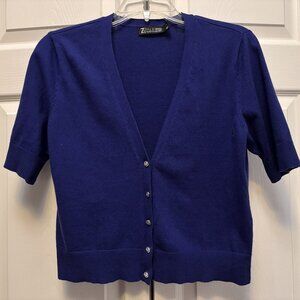 New York & Company 7th Avenue Royal Blue Cardigan Sweater – Size L – NWT